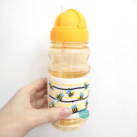 garrafa infantil fofinha + adesivo 3D criativa - cores - O.Míssil Company -  Garrafa Infantil - Magazine Luiza