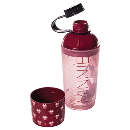 Imagem de Garrafa Infantil Minnie 600ml Escolar Sheikeira P/ Lancheira