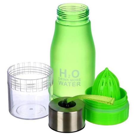 Imagem de Garrafa Infusora Detox H2O Drink More Water Espremedor 650Ml