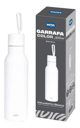 Imagem de Garrafa Inox Color BR 500 Ml Com Isolamento Térmico Mor