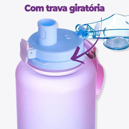 Imagem de Garrafa Max Gratidão - Com medida de agua diaria - 1,6L - Zona Criativa
