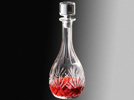 Imagem de Garrafa Ornamental de Vinho em Vidro