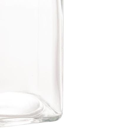 Imagem de Garrafa para Azeite de Vidro Transparente com Tampa Plástica Dosadora Preto 200ml Lyor Vinagre Azeiteiro Galheteiro