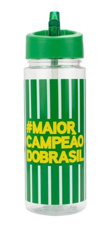 Imagem de Garrafa Plástico 450ml Com Mochila Tipo Saco Palmeiras