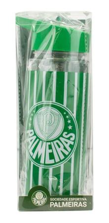 Imagem de Garrafa Plástico 450ml Com Mochila Tipo Saco Palmeiras