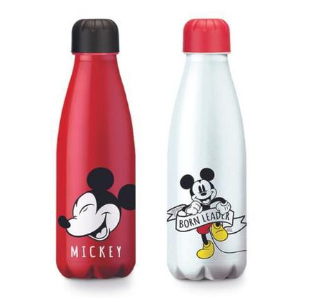 Imagem de Garrafa Squeeze Mickey Mouse 600Ml Modelo Pet Paris Cores Diversas 1UN