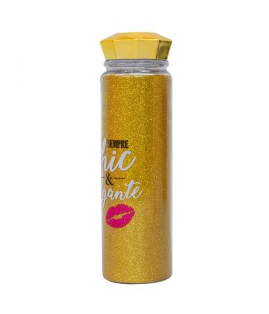 Imagem de Garrafa Tampa Diamante Dourado 500ml - Projeto Kiwi