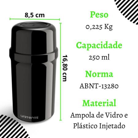 Garrafa Térmica De Café Chá e Leite 1L Aço Inox 22cm em Promoção