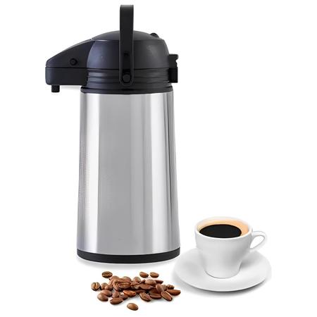 Garrafa Térmica Para Café Chá Inoxidável Ampola Inox 900ml Preto - Casa  Leora - Casa e Decoração