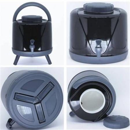 Garrafa Térmica Botijão Água 5L Com Torneira/Tripé - Unitermi - Preto Imagem de Garrafa Térmica Botijão Água 5L Com Torneira/Tripé - Unitermi - Preto