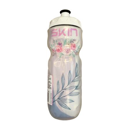 Imagem de Garrafa Térmica de Ciclismo Skin 500ml - Branco/Floral