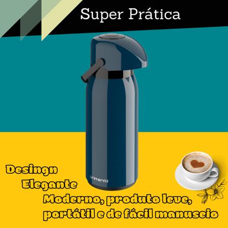 GARRAFA TÉRMICA DE MESA PRESSÃO 1,8L INOX - Loja Vale Lar