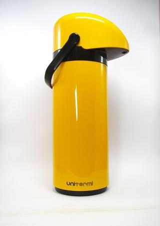 Imagem de Garrafa Térmica de Pressão Verona Capacidade 1 Litro Amarela - Uniremi