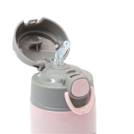 Imagem de Garrafa Térmica Infantil Gumy Com Canudo Aço Inox 420 ML Buba