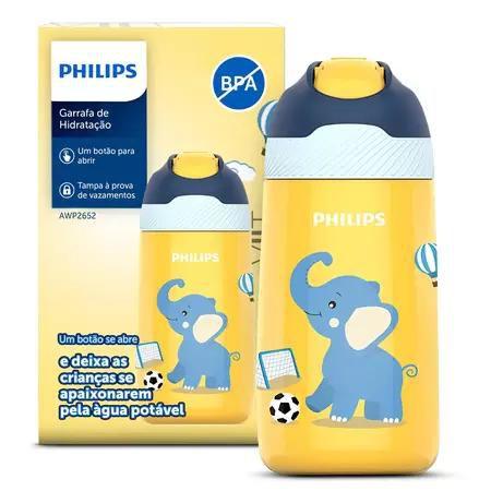 Imagem de Garrafa Térmica Infantil Philips awp2652 350ml Amarela