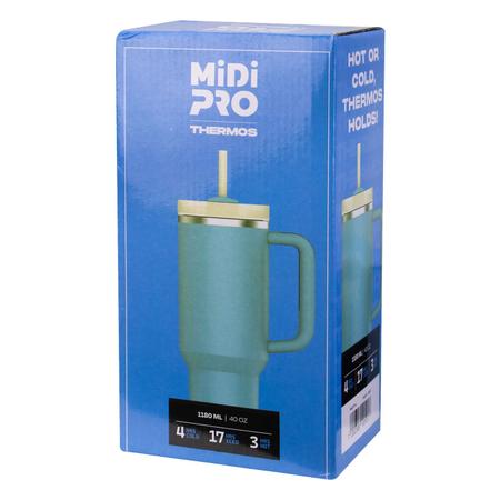 Imagem de Garrafa Termica Midi Pro MDP-1180 - 1.18L - com Bico - Azul