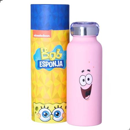 Garrafa termica Patrick Bob Esponja aço inoxidavel bubble - Zona Criativa Imagem de Garrafa termica Patrick Bob Esponja aço inoxidavel bubble