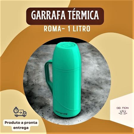 Imagem de Garrafa Térmica Roma Quente Frio 1 Litro Viagem Escritório