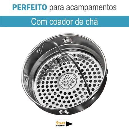 Imagem de Garrafa Térmica Squeeze Academia Quente Frio Inox 1.1 Litros Top