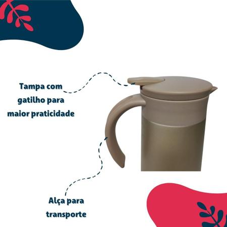 Imagem de  Garrafa terminca aço inox  modelo Malmo 850ML