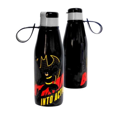Garrafinha do Batman com tampa Abre Fácil 530ml 1 unidade - Plasútil Imagem de Garrafinha do Batman com tampa Abre Fácil 530ml 1 unidade
