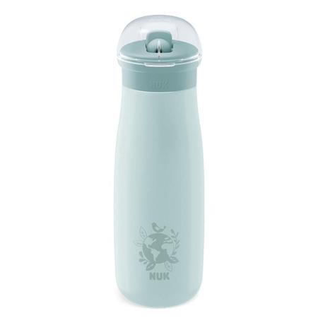 Imagem de Garrafinha Infantil Mini-Me Flip 500Ml Inox Blue Globe - Nuk