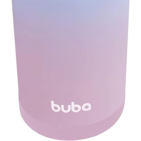 Imagem de Garrafinha Térmica Infantil Degradê Rosa Aço Inox 400mL