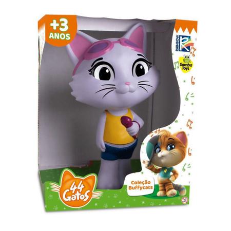 Boneco Gato Almôndega Desenho Animado 44 Gatos Em Vinil 20cm - Samba Toys -  Bonecos - Magazine Luiza