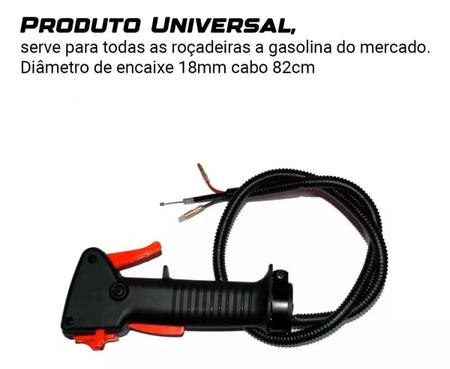 Imagem de Gatilho Acelerador Para Roçadeira 26Cc A 52Cc.