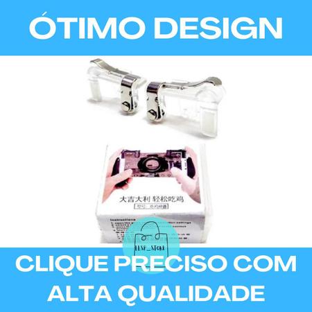 Gatilho L1 + R1 Pubg Celular Mira Jogo Tiro Fps Free Fir - FY - Controle  para Celular - Magazine Luiza