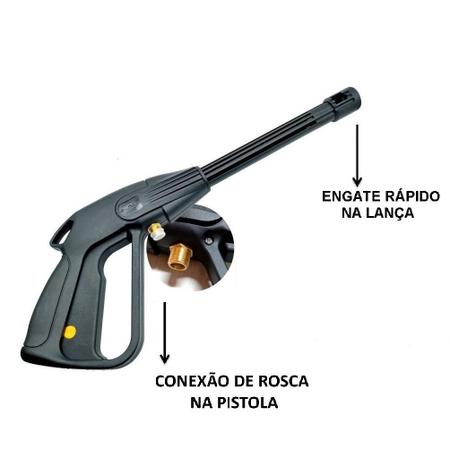Imagem de Gatilho Pistola Lavor Power Slim Sem Lança Original Lavadora Alta Pressão