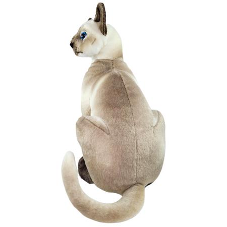 Gato Realista Siamês - 35cm – Bicho.com