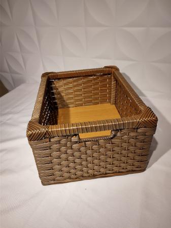 Imagem de gaveta caixa organizadora sem tampa  porta objetos para closet banheiros  fibra sintético 25x29x15