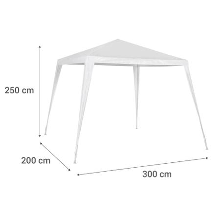 Imagem de Gazebo com Base 3x2m Branco Just Home Collection