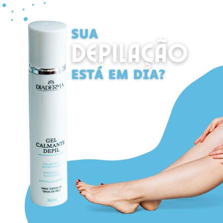 Gel Calmante Depil 50ml Diaderma Imagem de Gel Calmante Depil 50ml Diaderma