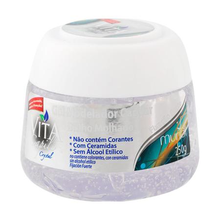 Imagem de Gel Capilar Vita Capili Clássico Fixação Forte Incolor 250g