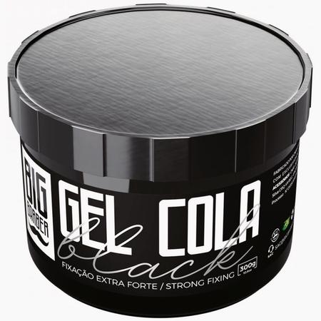 Imagem de Gel Cola Black Big Barber 300g Pigmentado Caixa Com 9 Unidades