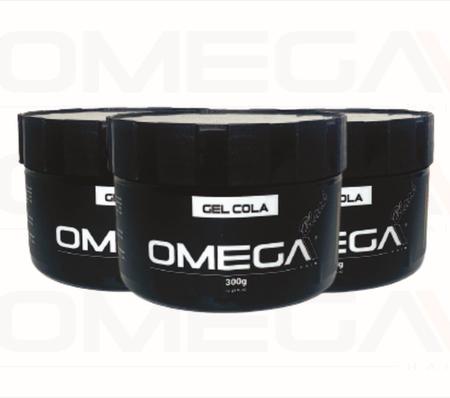 Imagem de Gel Cola Black Omega Hair 300g