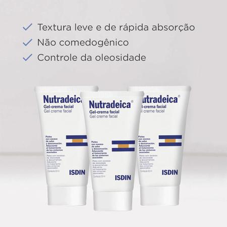 Imagem de Gel Creme Facial Isdin - Nutradeica Pele descamativa