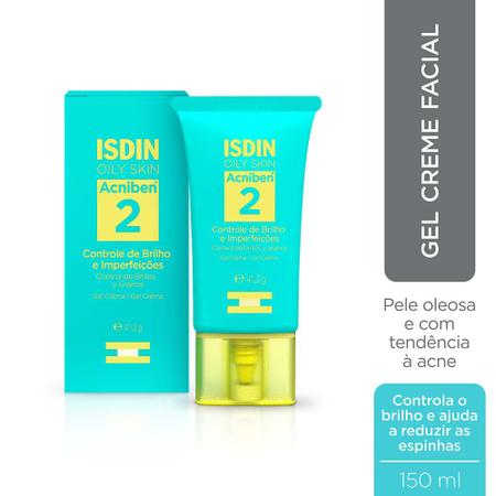 Imagem de Gel Creme Facial para Controle de Brilho ISDIN Acniben