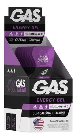 Imagem de Gel de Carboidrato Gas Energy Gel Energético Cx 10 Sachês Bodyaction