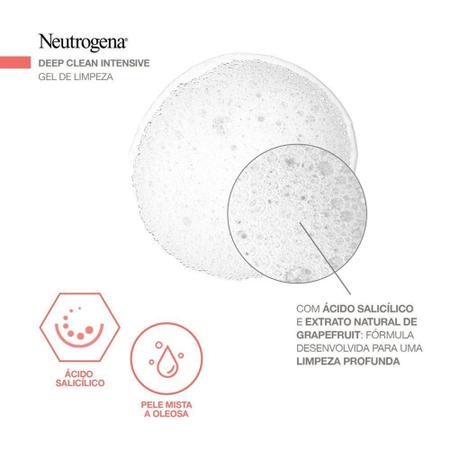 Imagem de Gel de Limpeza Facial Neutrogena Deep Clean  - Intensive Grapefruit 150g
