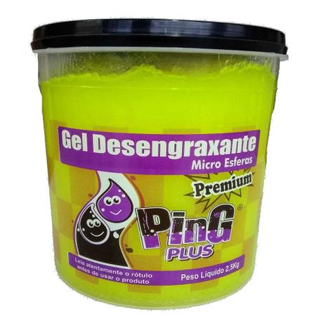 Imagem de Gel desengraxante micro esfera 2,5 Kg amarelo - Ping Plus