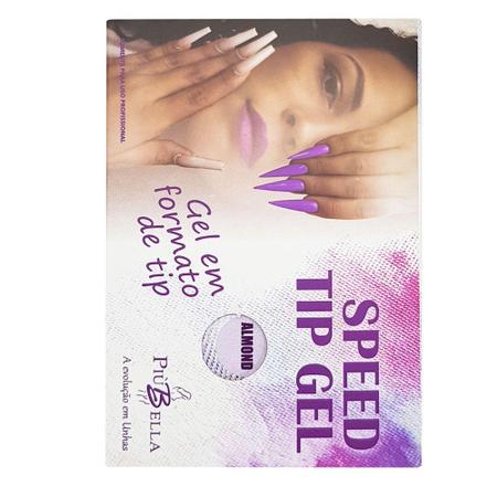 Imagem de Gel em formato de Tip Speed Tip Gel PiuBella Almond