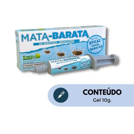 Imagem de Gel Mata Barata Kit 2 unidades Inseticida 10gr Uso Caseiro