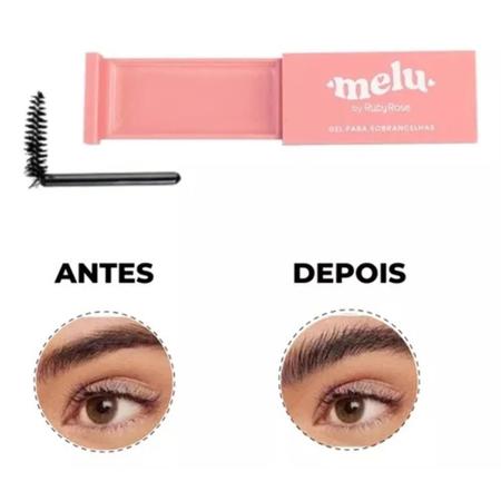 Gel Para Sobrancelha Incolor Melu By Ruby Rose 10g RRF518 Imagem de Gel Para Sobrancelha Incolor Melu By Ruby Rose 10g RRF518
