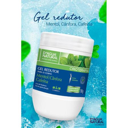 Gel Redutor De Medidas Gordura Flacidez Mentol Cafeína 750g