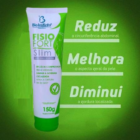 Gel Redutor Fisio Fort Queima Gordura Corporal Emagrecer - Bio Instinto -  Redutor de Medidas - Magazine Luiza