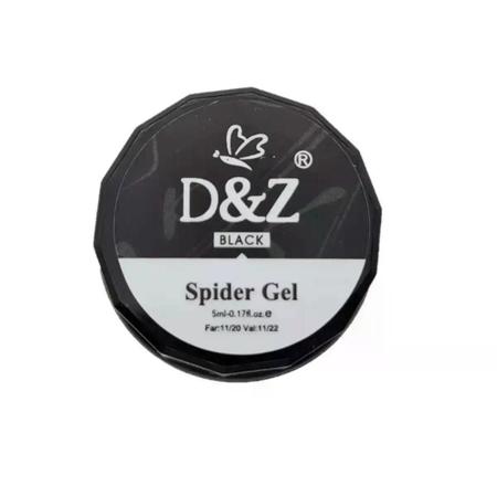 Imagem de Gel Spider Preto D&AmpZ 5Ml