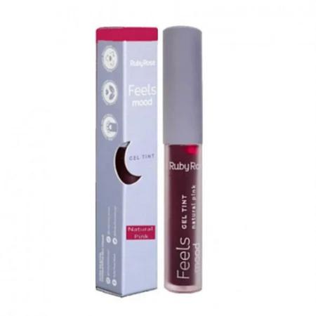 Gel Tint Natural Pink Feels Mood Ruby Rose Rosa Vegano Imagem de Gel Tint Natural Pink Feels Mood Ruby Rose Rosa Vegano